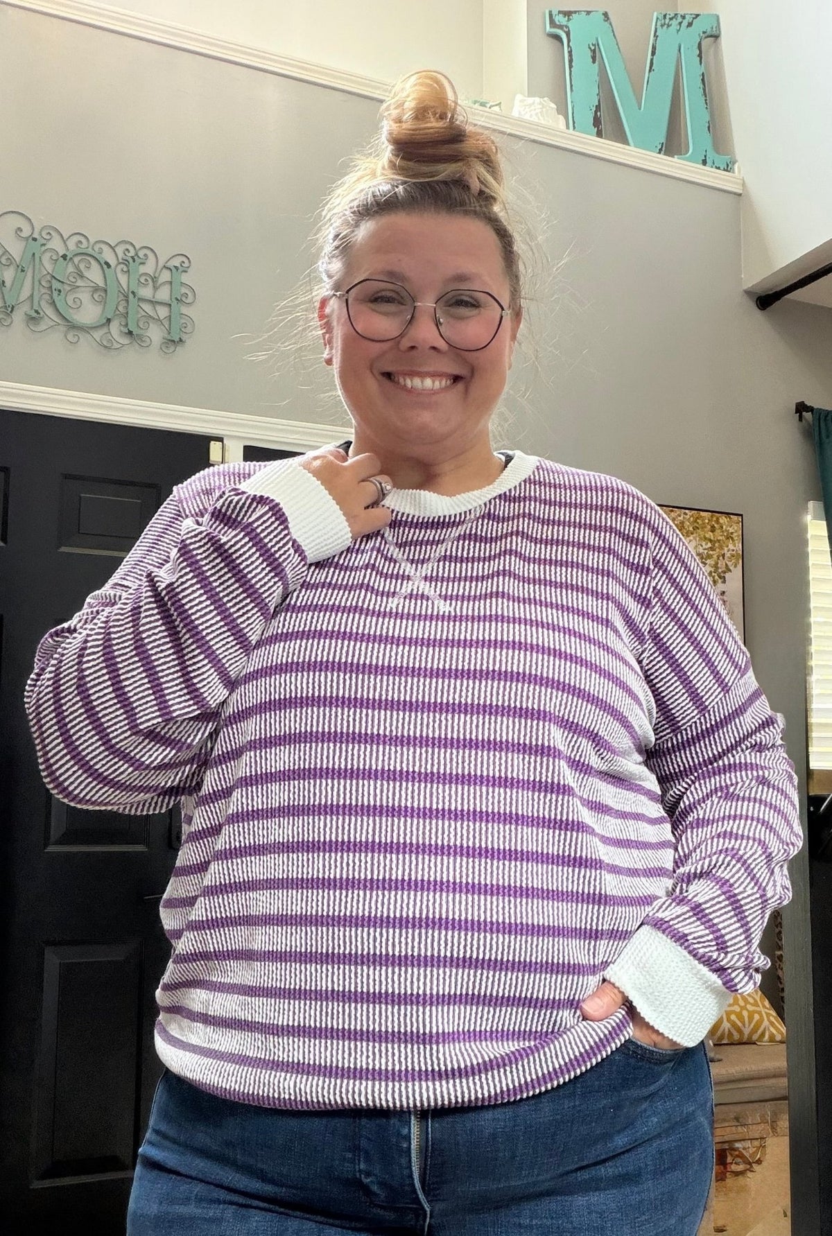 Purple Thermal Pullover - TheRusticAttic