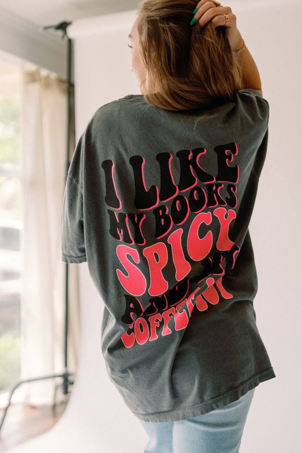 Spicy Books Graphic Tee - TheRusticAttic