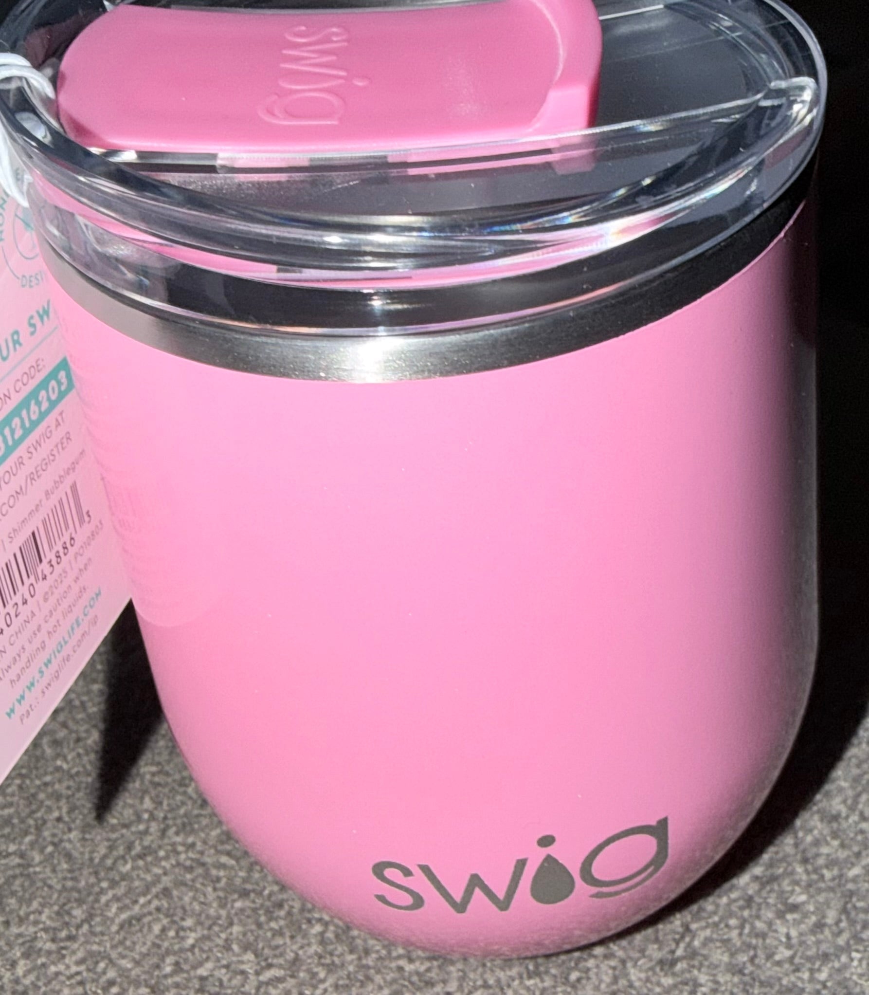 Swig Life Pink Stemless Wine Cup - TheRusticAttic