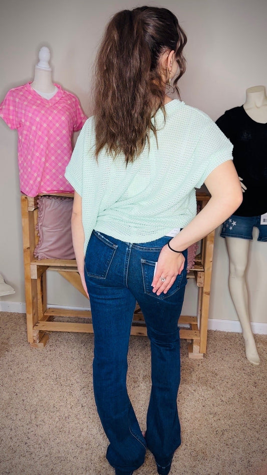 Vervet High Rise Skylar Bootcut Jeans - TheRusticAttic
